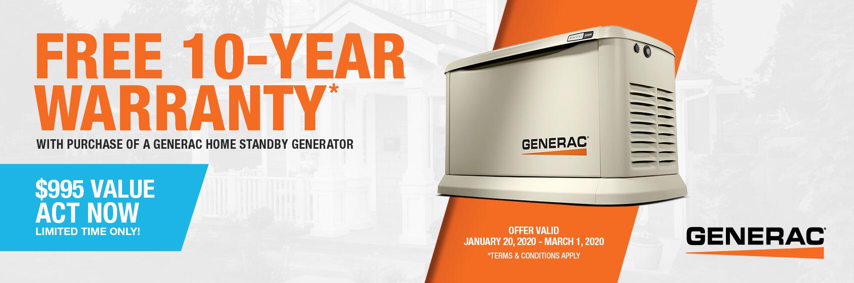 Homestandby Generator Deal | Warranty Offer | Generac Dealer | North Salt Lake, UT